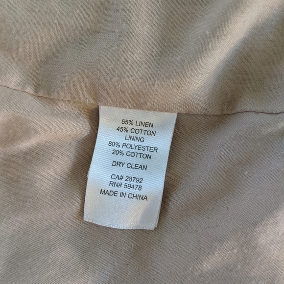 Marina Luna Linen Blazer - Picture 8 of 8
